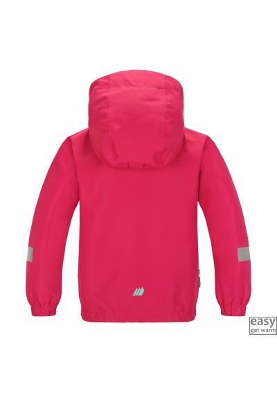 Spring jacket for kids SKOGSTAD REVDAL pink