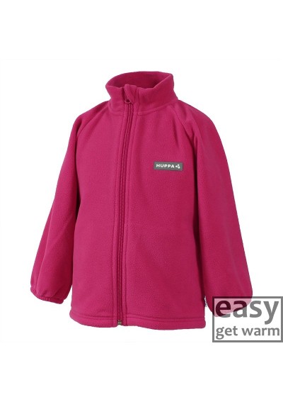 Fleece jacket for kids HUPPA BERRIE pink