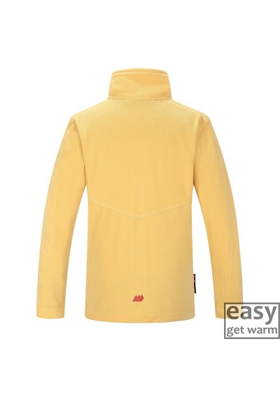 Vaikiškas flisinis džemperis SKOGSTAD TROMS geltona
