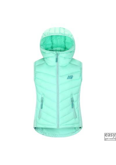 Insulated vest for kids SKOGSTAD GALDHOE lagoon