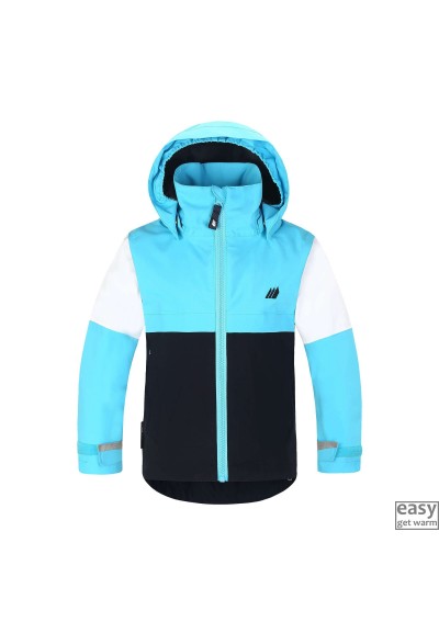 Spring jacket for kids SKOGSTAD VALLE blue