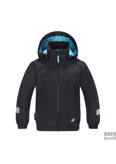 Spring jacket for kids SKOGSTAD REVDAL dark navy