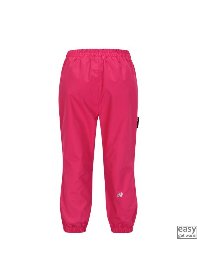 Waterproof trousers for kids SKOGSTAD PLAIN pink