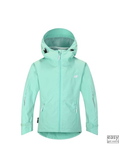 Spring jacket for girls SKOGSTAD MIDDALEN mint