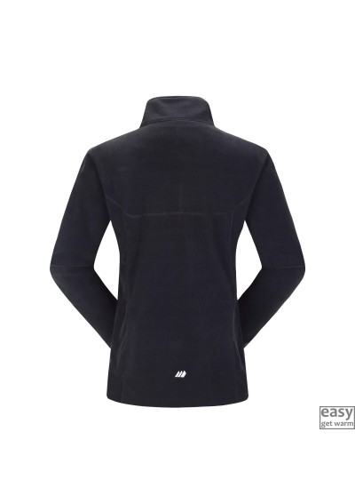 Fleece jacket for women SKOGSTAD TINNHOLEN black