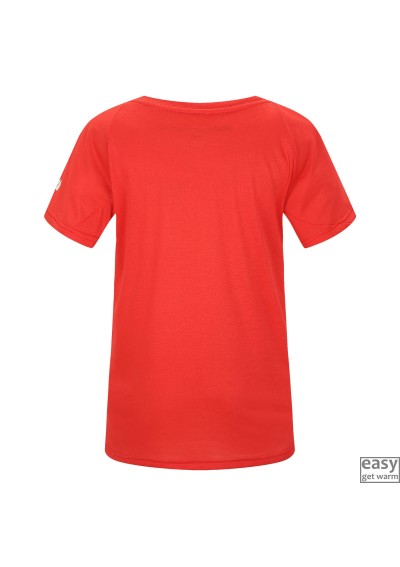 Technical t-shirts for women SKOGSTAD BRYN red