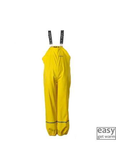 Rain trousers for kids HUPPA PANTSY yellow