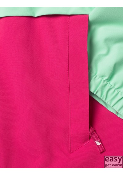 Spring jacket for kids SKOGSTAD VALLE pink mint