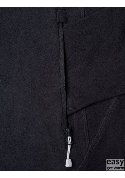 Fleece jacket for women SKOGSTAD TINNHOLEN black
