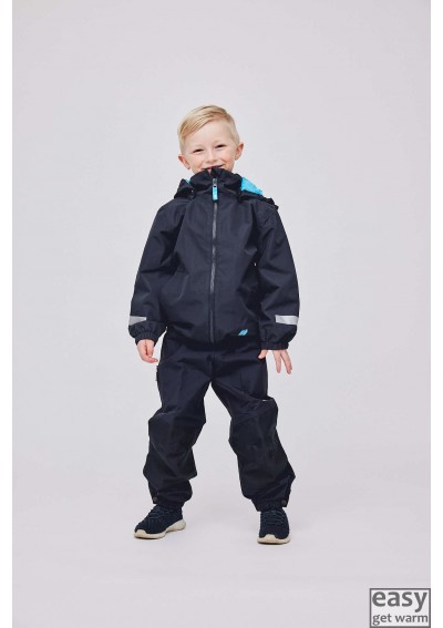 Spring jacket for kids SKOGSTAD REVDAL dark navy