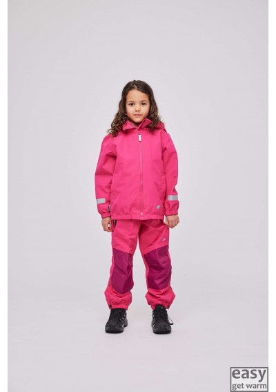 Spring jacket for kids SKOGSTAD REVDAL pink