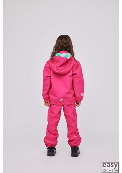 Spring jacket for kids SKOGSTAD REVDAL pink