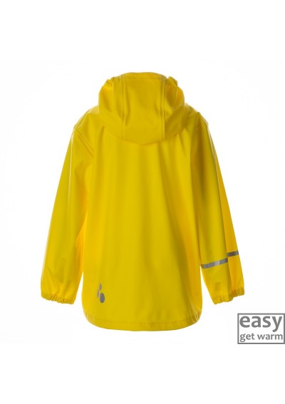 Rain jacket for kids HUPPA JACKIE yellow