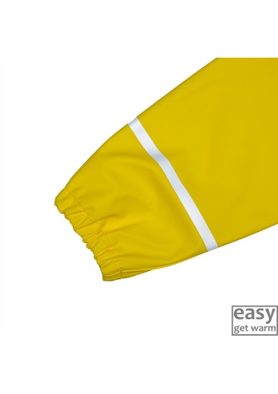 Rain jacket for kids HUPPA JACKIE yellow