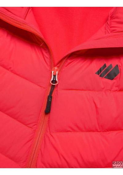 Insulated vest for women SKOGSTAD HOLATIDEN red