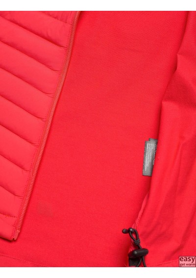 Insulated vest for women SKOGSTAD HOLATIDEN red