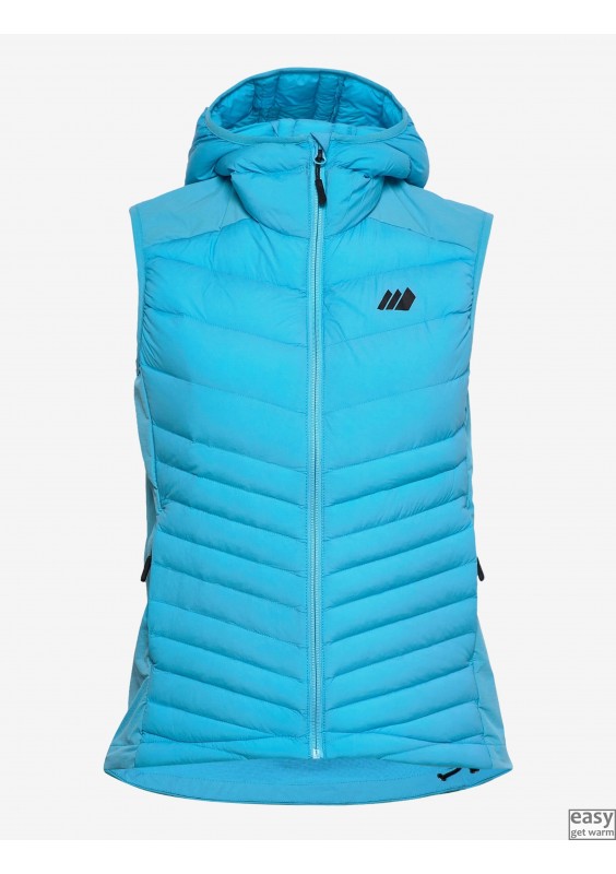 Insulated vest for women SKOGSTAD HOLATIDEN blue