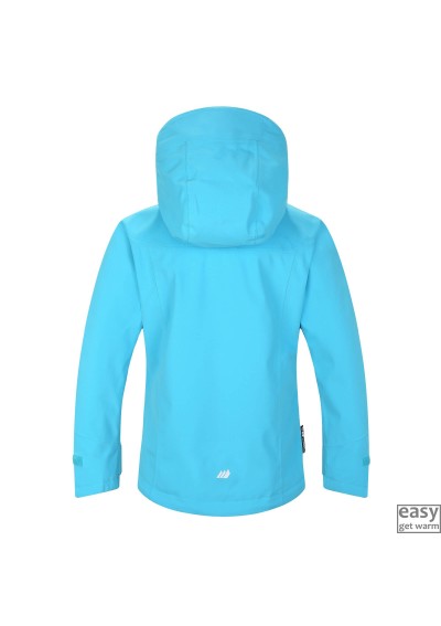 Spring jacket for girls SKOGSTAD MIDDALEN blue