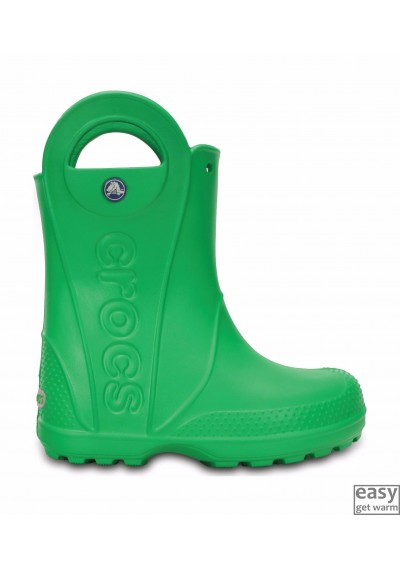 Crocs rain boots, green