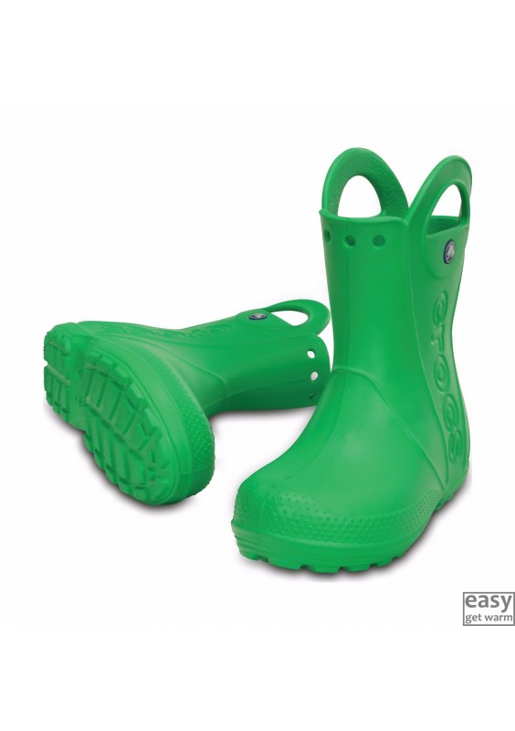 Crocs rain boots green