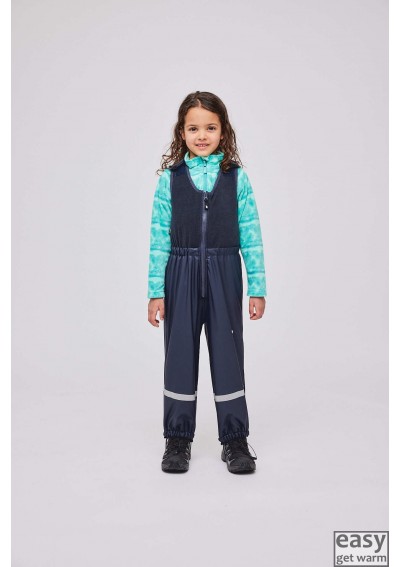 Rain trousers for kids SKOGSTAD FAERDER black
