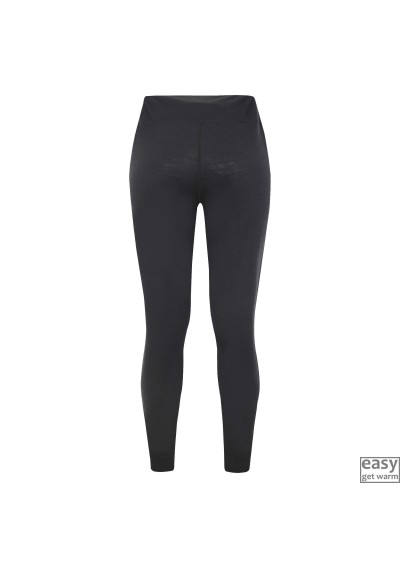 Thermo merino wool trousers for women SKOGSTAD JARDALEN black