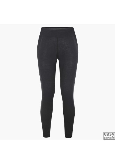 Thermo merino wool trousers for women SKOGSTAD JARDALEN black