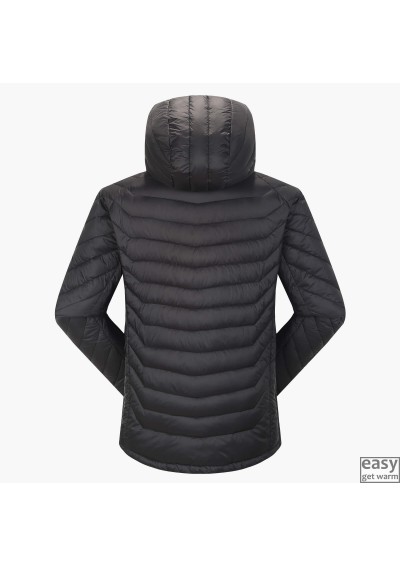 Spring-Autumn down jacket for men SKOGSTAD SALEN black