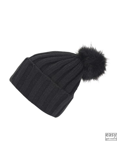 Winter hat for kids SKOGSTAD TRYSIL black