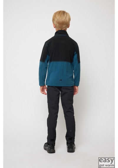 Vaikiškas flisinis džemperis SKOGSTAD TROMS tamsiai mėlynas