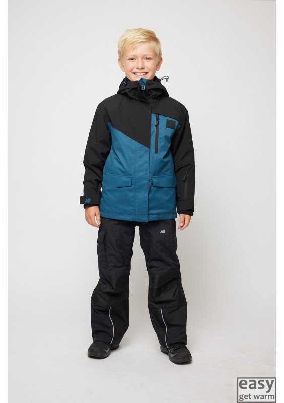 Winter skiing jacket for boys SKOGSTAD FUR