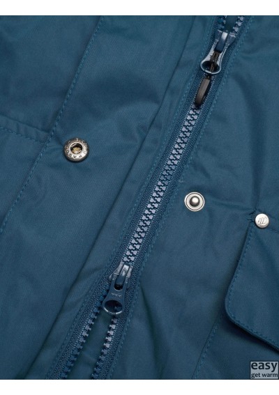 Winter-Autumn jacket for women SKOGSTAD SANDE blue teal