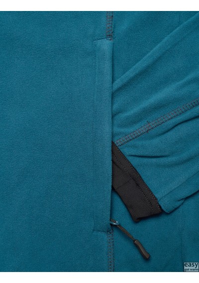 Vyriškas flisinis džemperis SKOGSTAD KLEIVANE tamsiai mėlynas