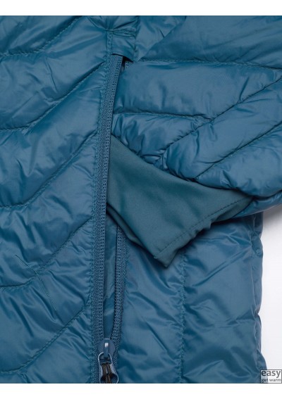 Spring-Autumn down jacket for men SKOGSTAD SALEN blue teal