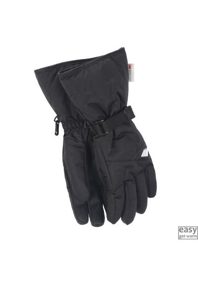 Winter technical gloves for kids SKOGSTAD HAUG black