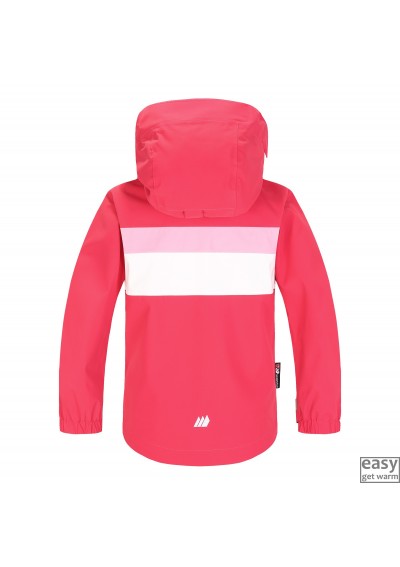 Spring jacket for kids SKOGSTAD VALLE pink