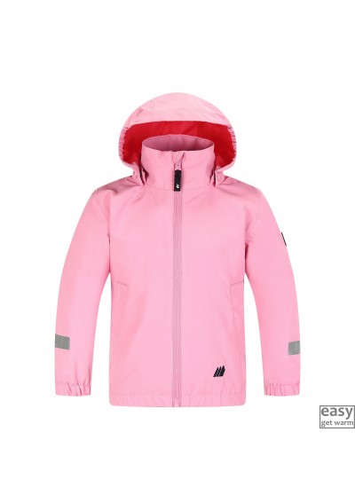 Spring jacket for kids SKOGSTAD REVDAL pink