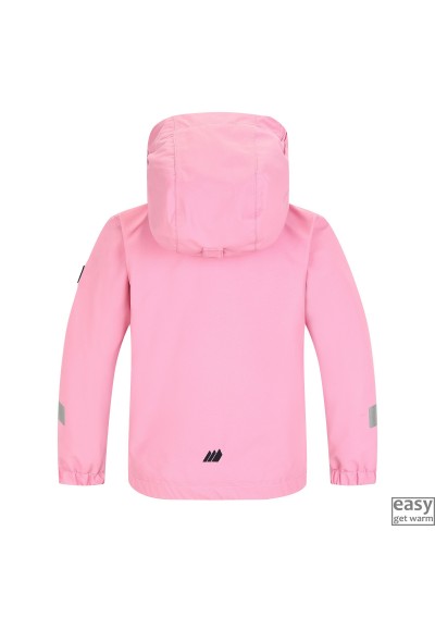 Spring jacket for kids SKOGSTAD REVDAL pink