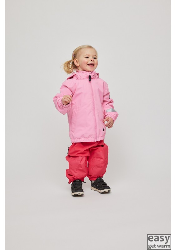 Spring jacket for kids SKOGSTAD REVDAL pink