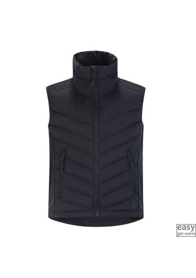 Insulated vest for kids SKOGSTAD GALDHOE black
