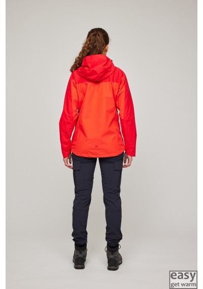 Technical jacket for women SKOGSTAD HORNSTINDEN red