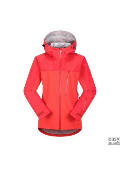 Technical jacket for women SKOGSTAD HORNSTINDEN red