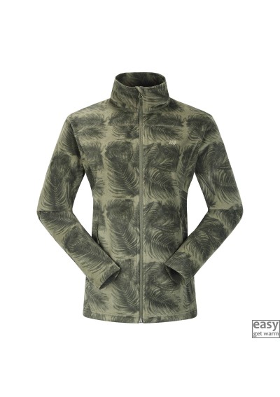 Fleece jacket for women SKOGSTAD TINNHOLEN samanų žalia