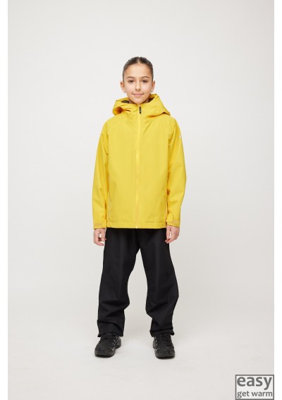 Rain jacket for kids SKOGSTAD RISOY slo yellow