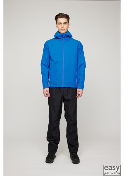Rain jacket for men SKOGSTAD FOYNO nautical blue
