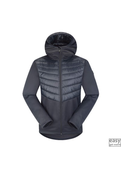 Insulated hybrid jacket for men SKOGSTAD MOEN dark navy