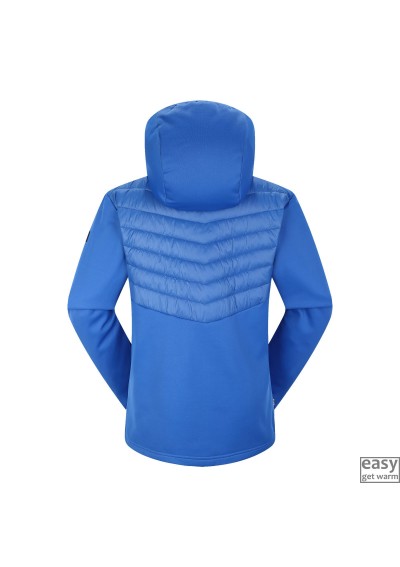 Vyriškas pašiltintas hibridinis džemperis SKOGSTAD MOEN mėlynas