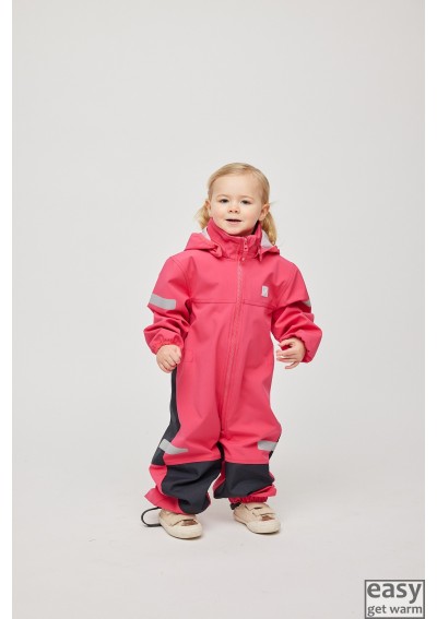 Softshell overall for kids SKOGSTAD STEINHAUG pink