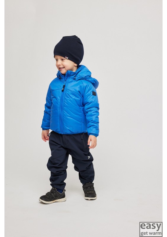 Softshell trousers for kids SKOGSTAD STOREBJORN dark navy