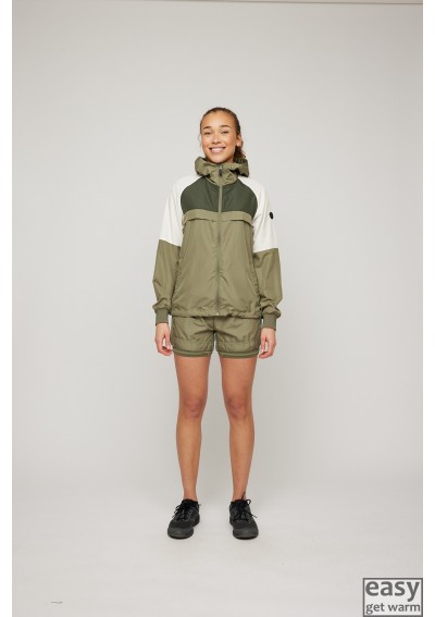Lightshell jacket for women SKOGSTAD TJOME deep lichen green
